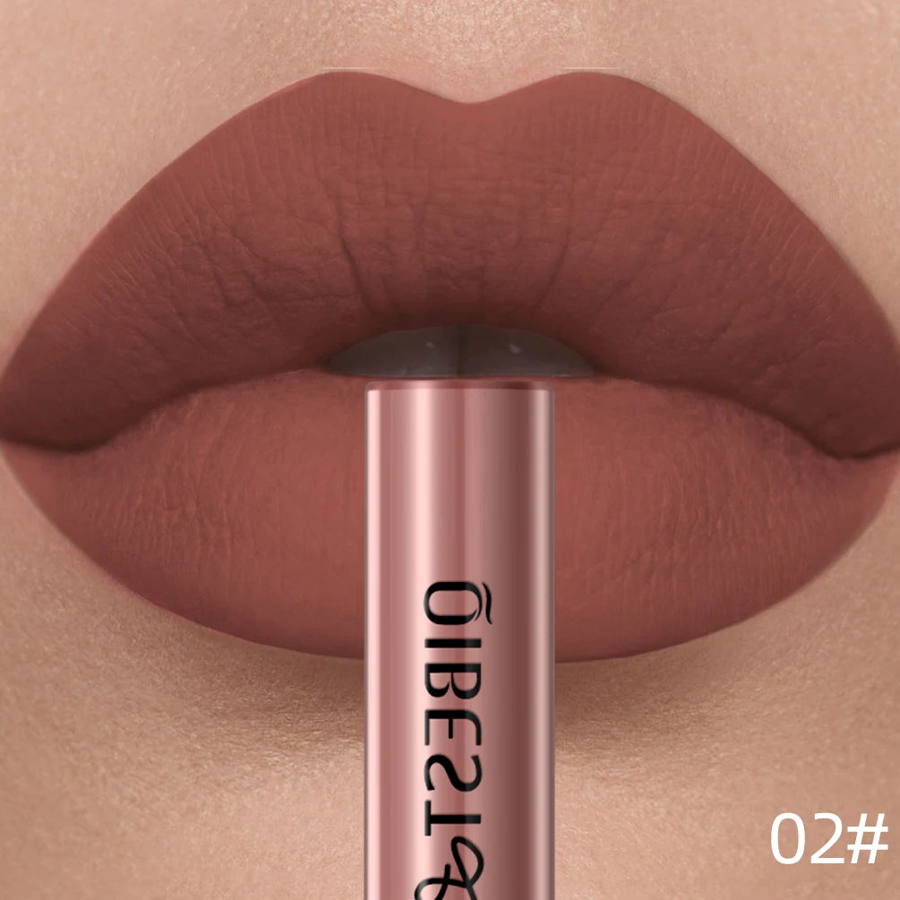 QIBEST Red Matte Lip Gloss