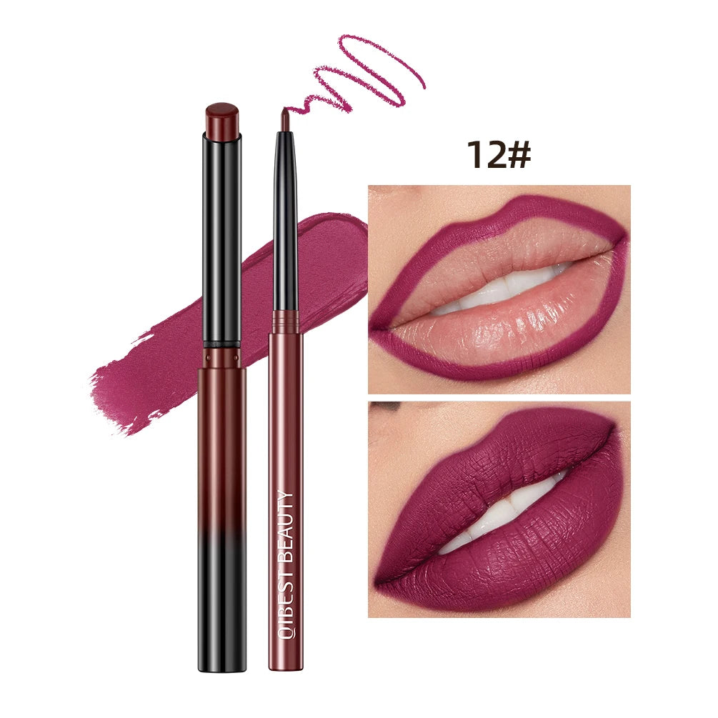 QIBEST Matte Lip Liner Pencil