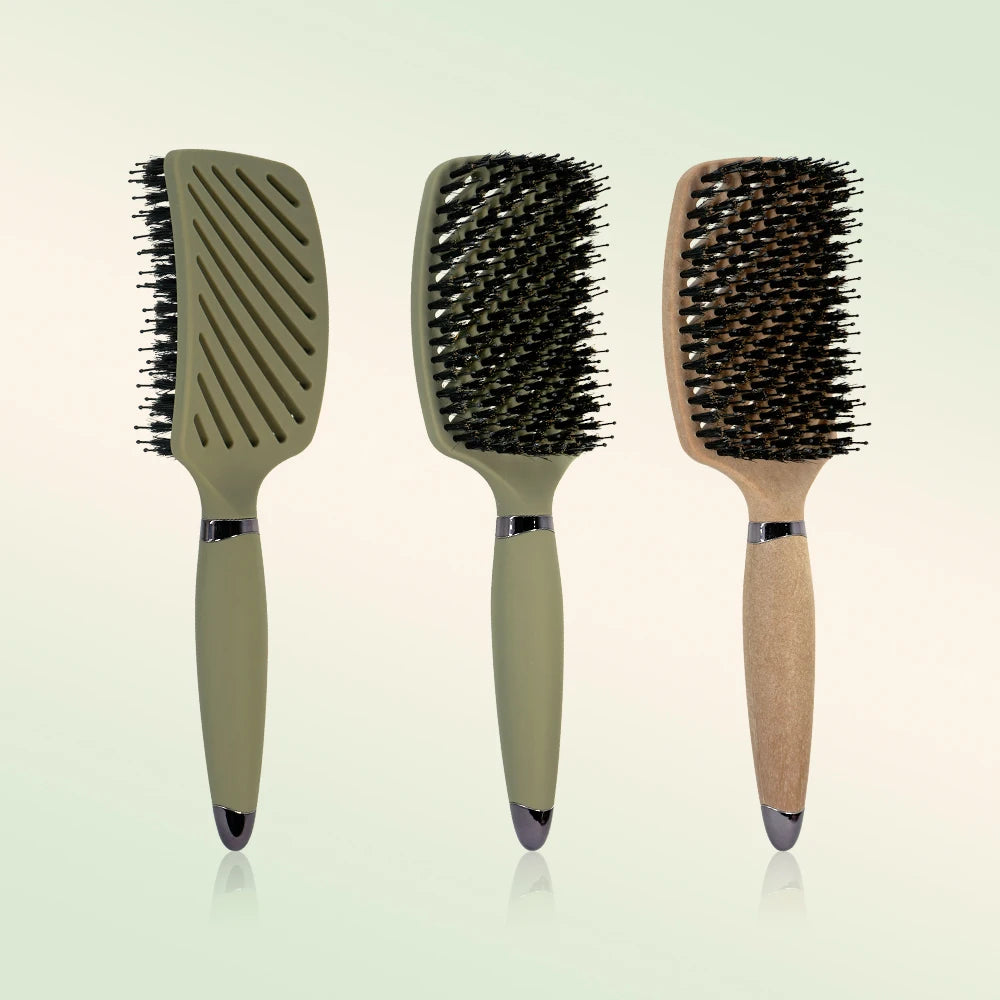 Boar Bristle Detangling Hair Comb