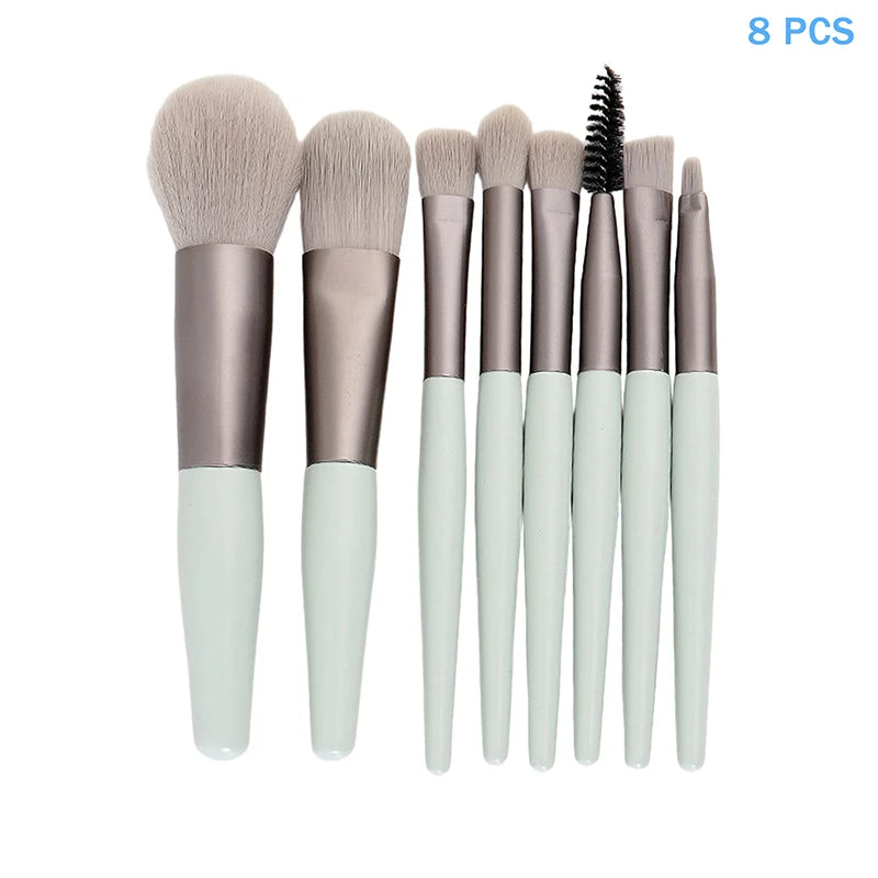 8/13Pc Fluffy Eyeshadow Brush Set