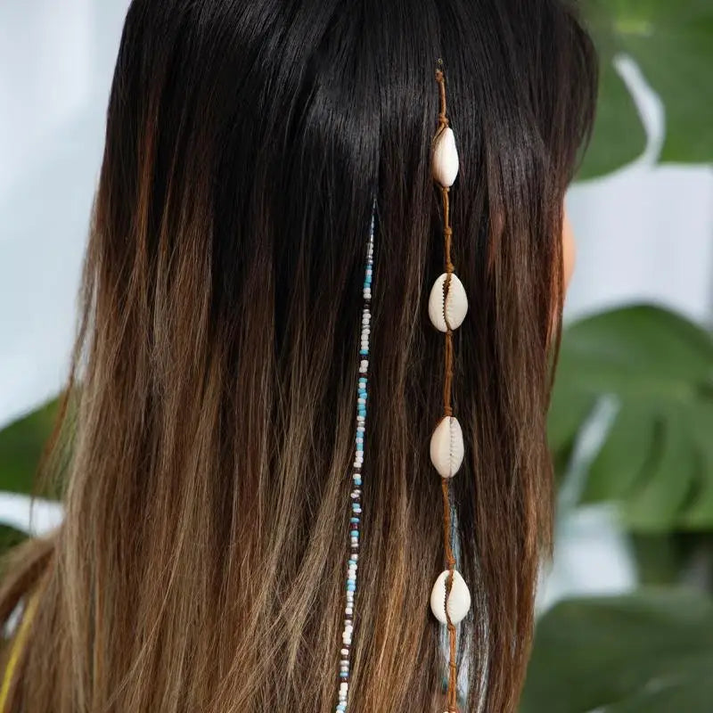 Boho Shell Bead Hair Extension
