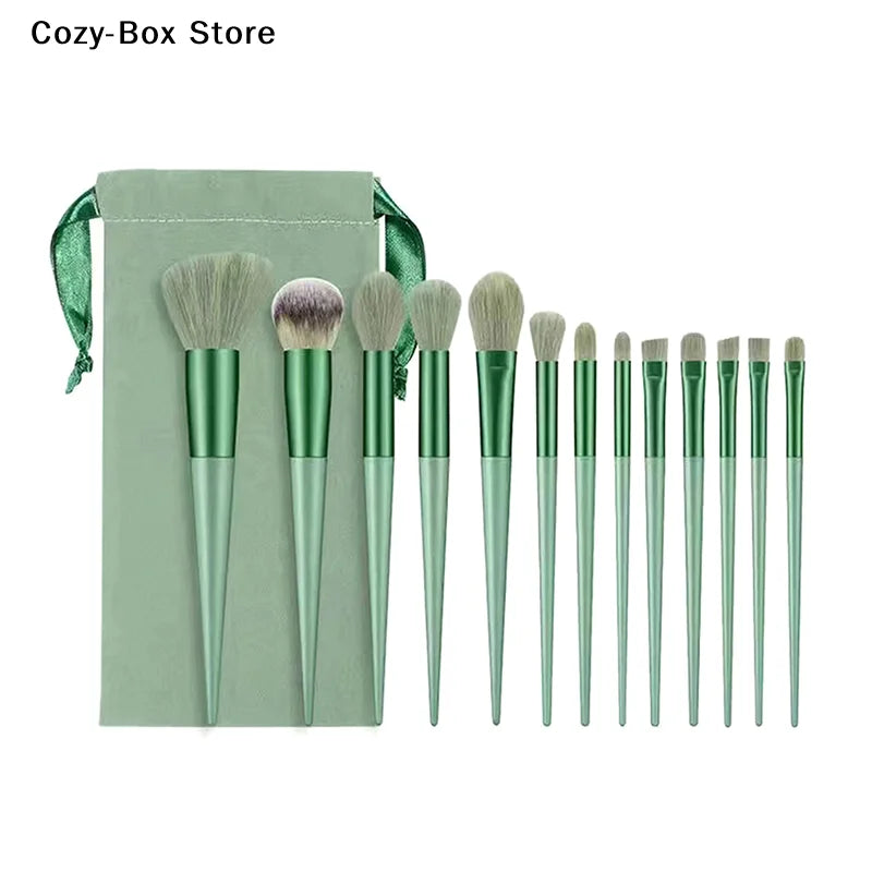 8/13Pc Fluffy Eyeshadow Brush Set