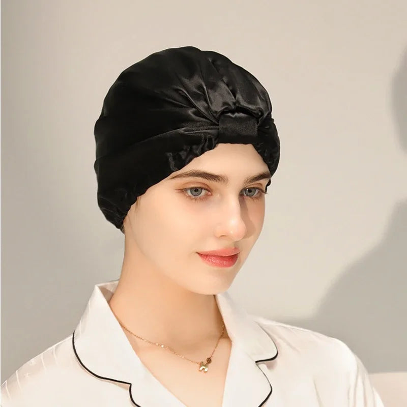Mulberry Silk Sleep Bonnet Cap