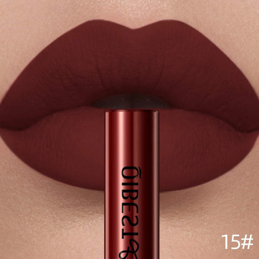 QIBEST Red Matte Lip Gloss
