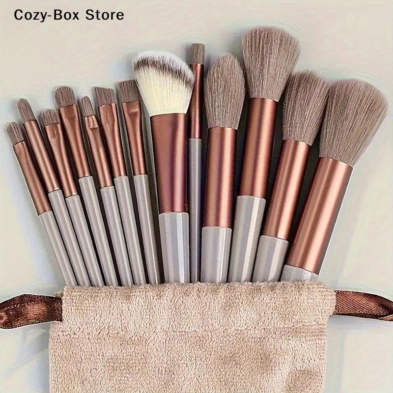 8/13Pc Fluffy Eyeshadow Brush Set