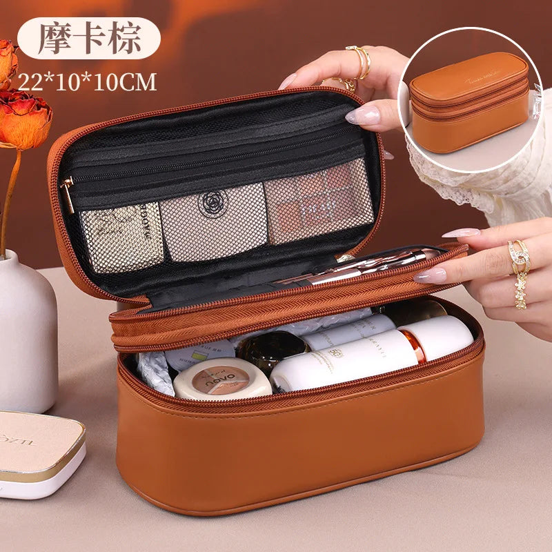 Double Layer Large Makeup Organizer