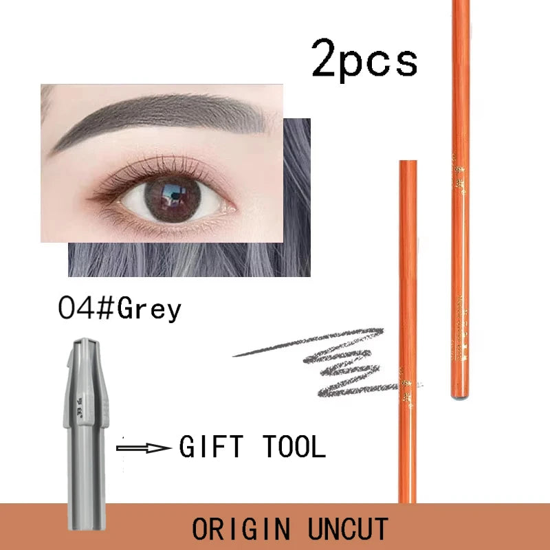 Waterproof Eyebrow Pencil 2Pc