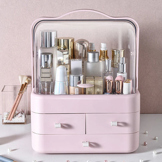 Desktop Makeup Organizer with Drawer