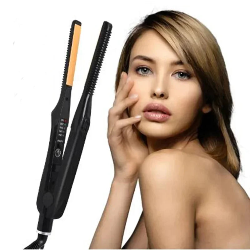 Mini Ceramic Straightener Curling Iron
