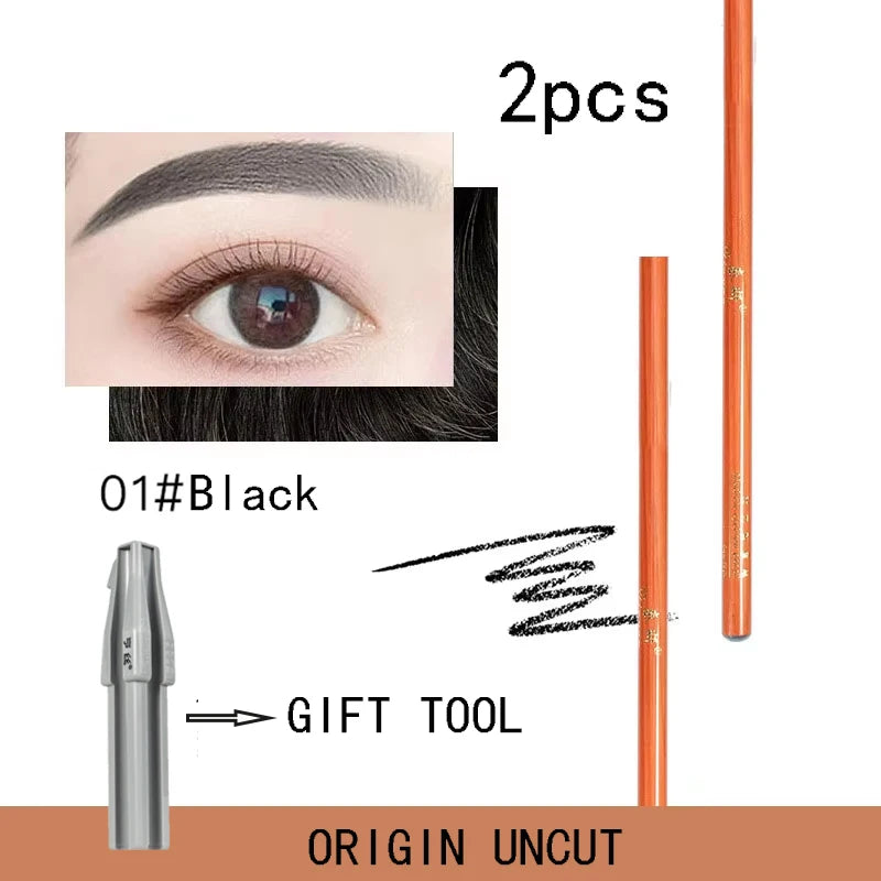 Waterproof Eyebrow Pencil 2Pc