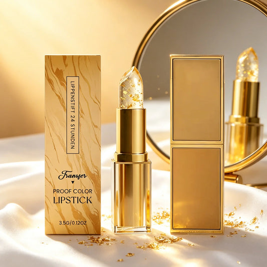 Gold Foil Color-Changing Lipstick