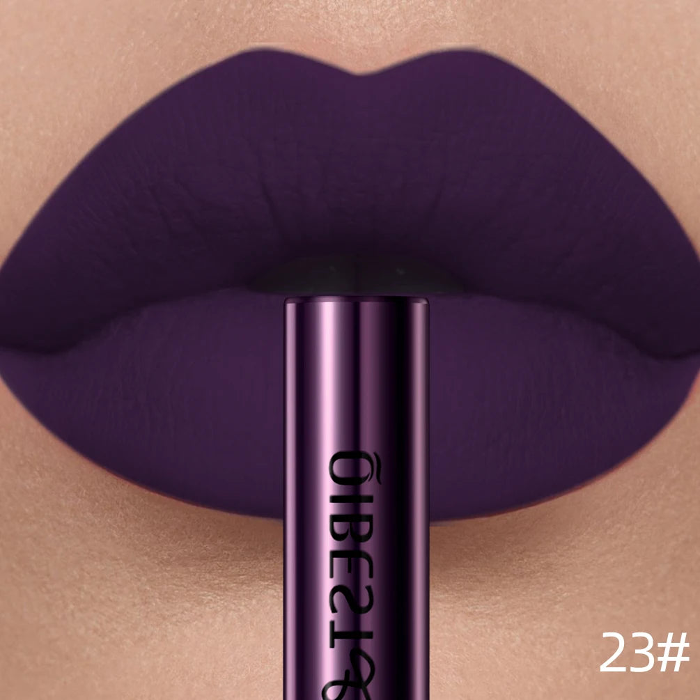 QIBEST Red Matte Lip Gloss