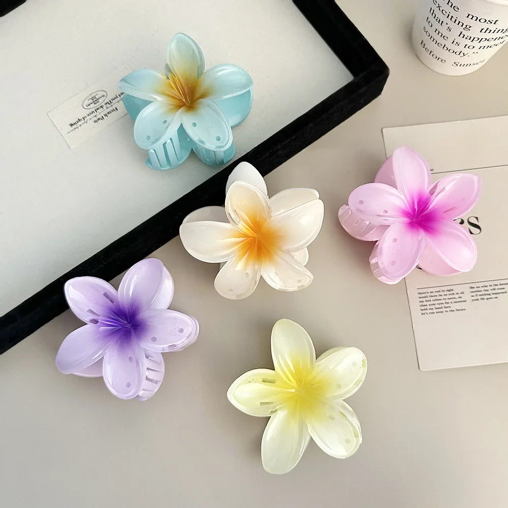 Egg Flower Beach Hair Clips