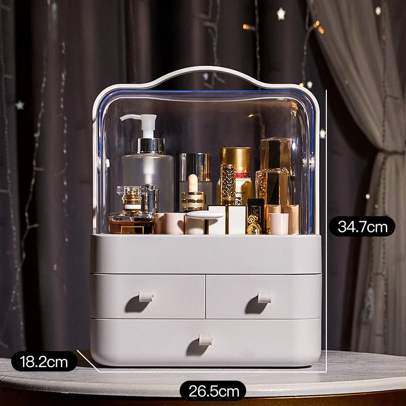 Desktop Makeup Organizer with Drawer