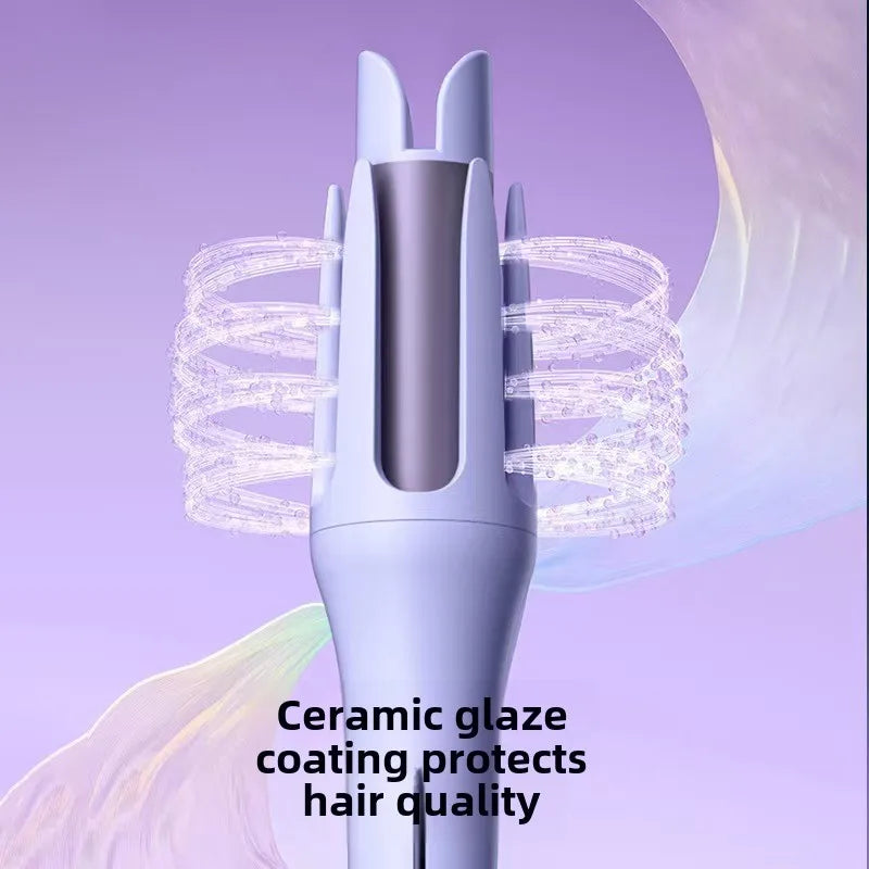 Auto-Rotating Anti-Scald Hair Curler