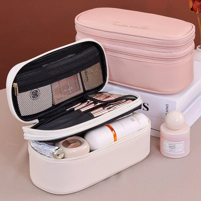 Double Layer Large Makeup Organizer