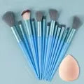 13Pc Foundation Eyeshadow Brush Set