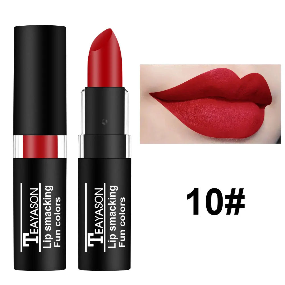12-Color Matte Nude Lipstick Set