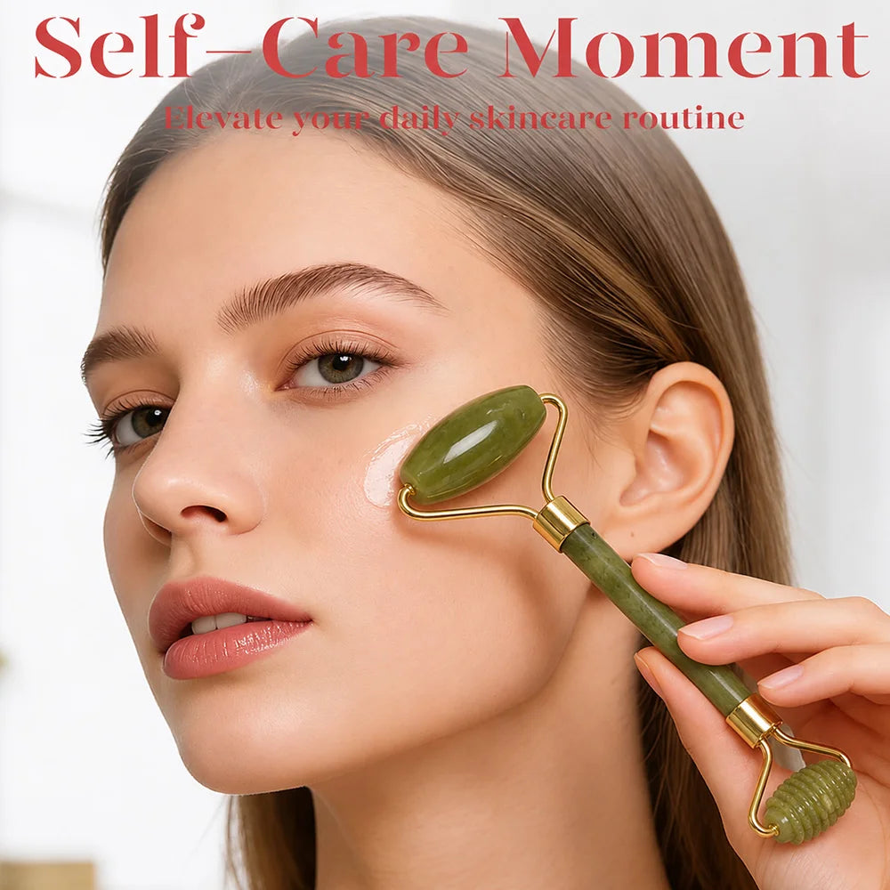 Jade Gua Sha Massage Tool Set
