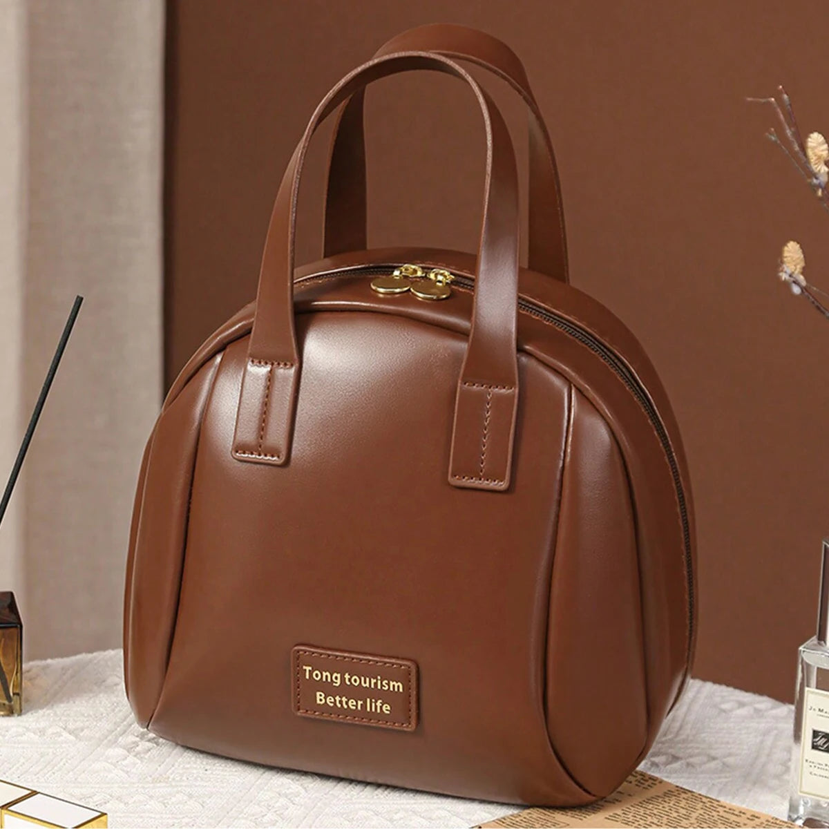 PU Business Travel Makeup Bag