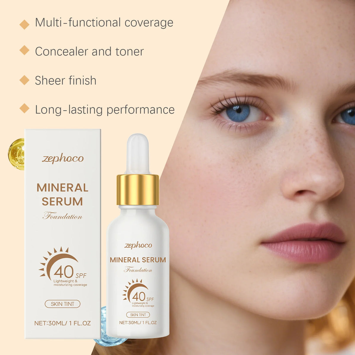 SPF40 Tinted Sunscreen Foundation