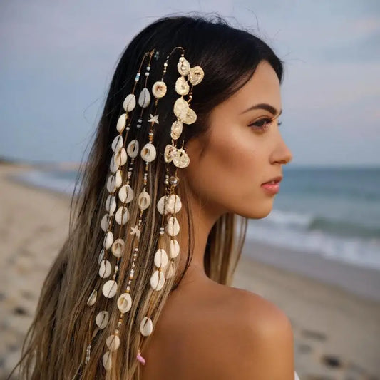 Boho Shell Bead Hair Extension