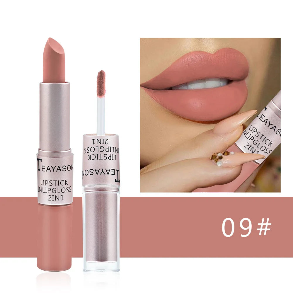 Pink 2-in-1 Lip Tint Gloss