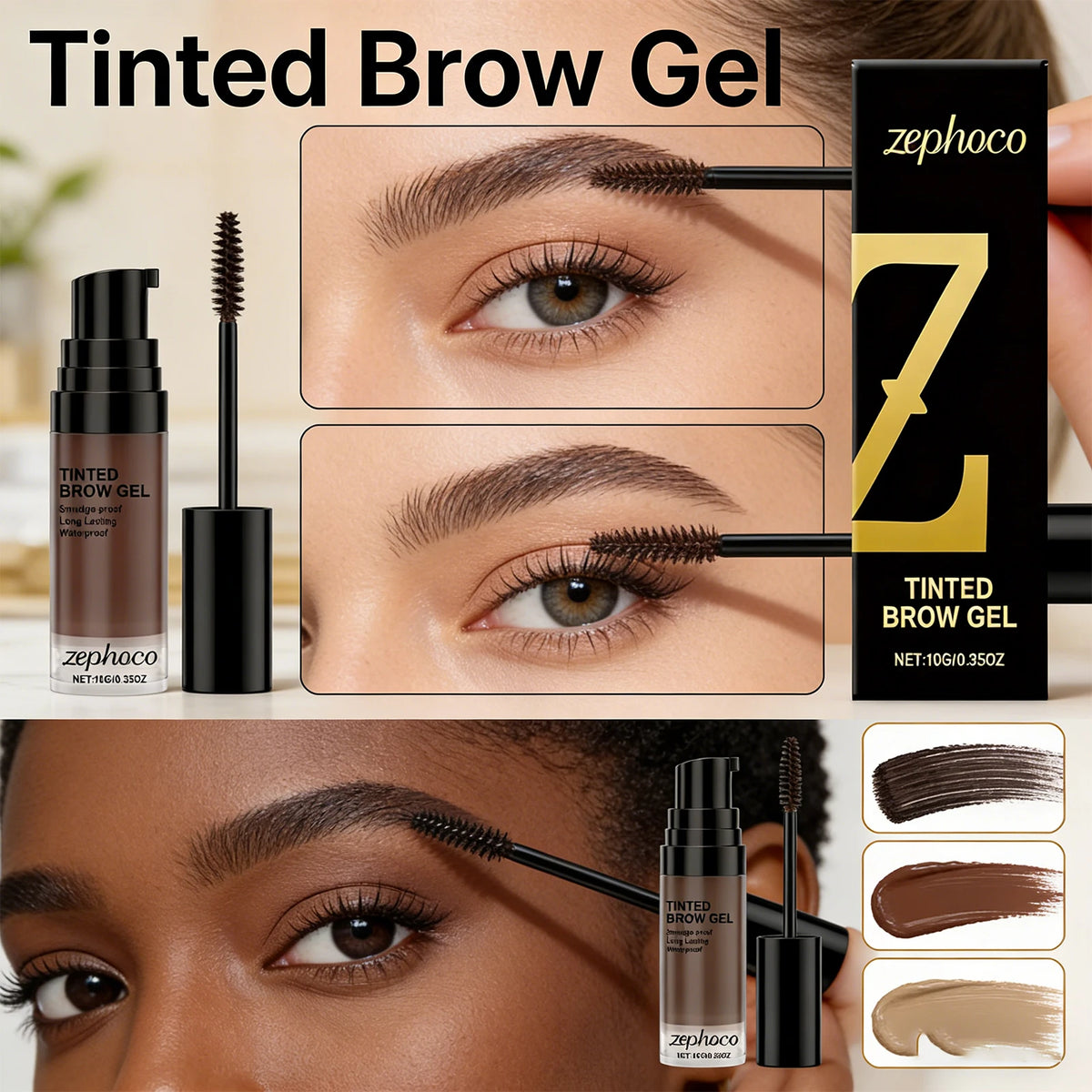 Long-Lasting Brow Tint Gel