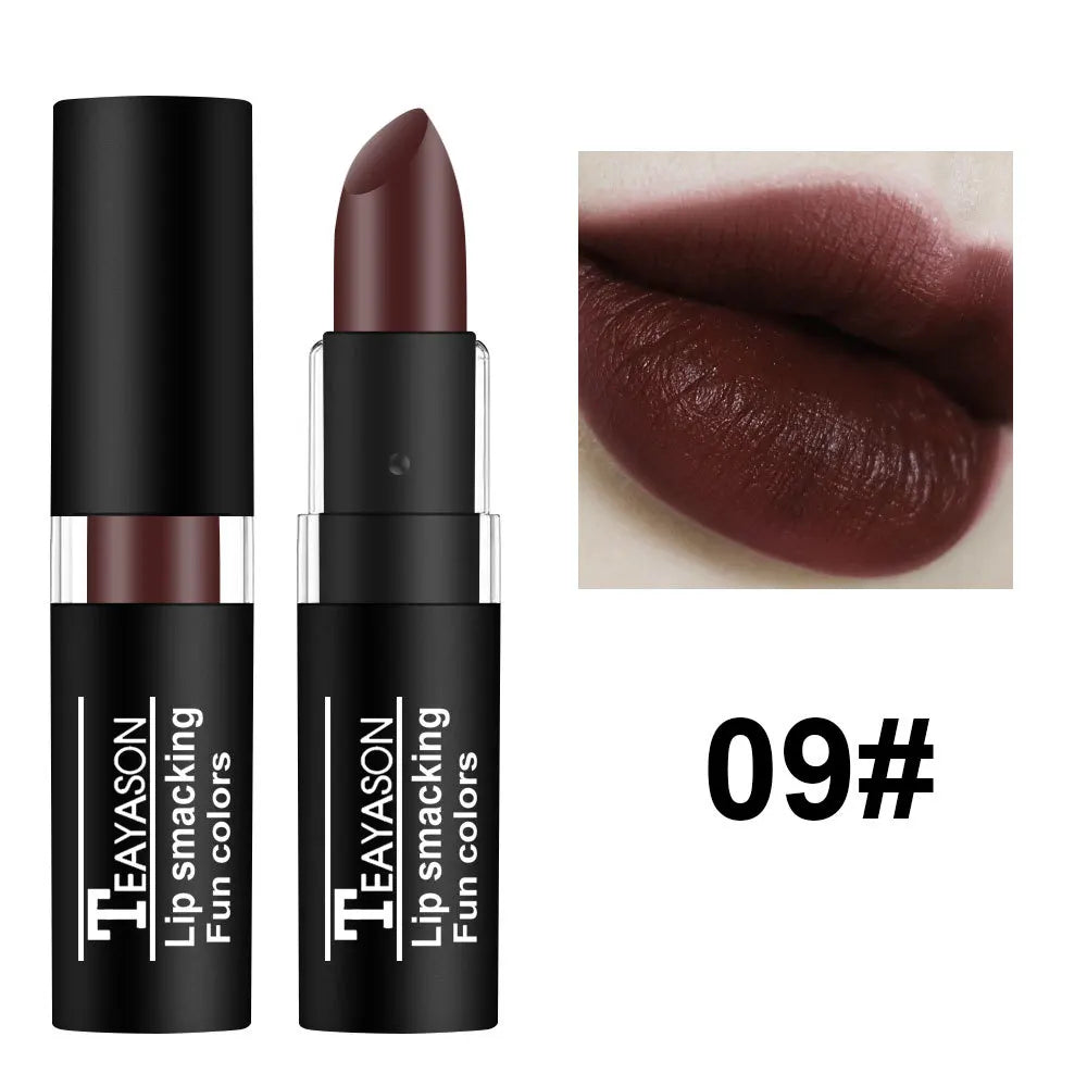 12-Color Matte Nude Lipstick Set