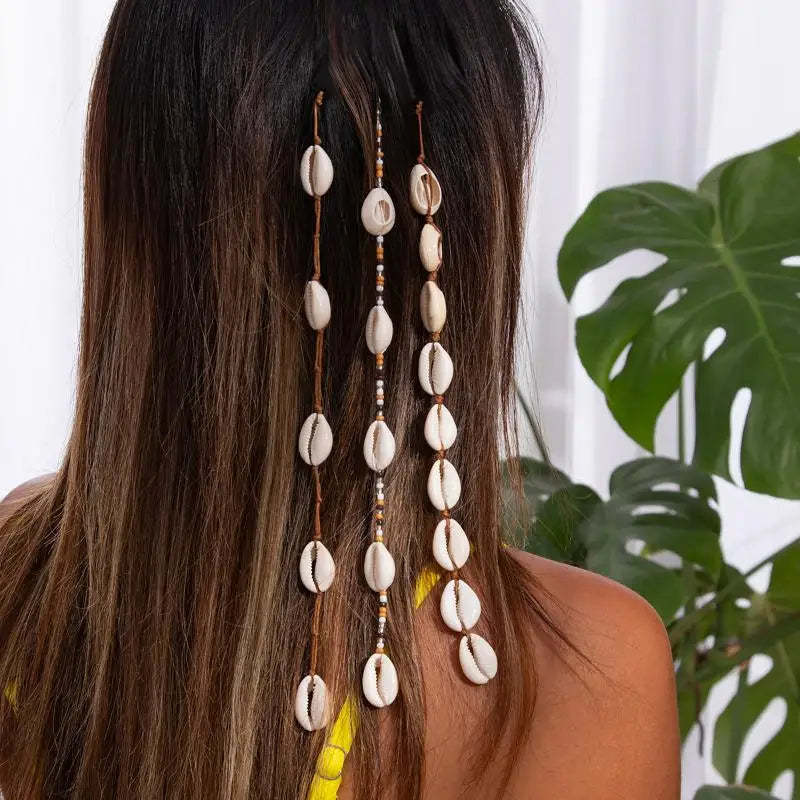 Boho Shell Bead Hair Extension