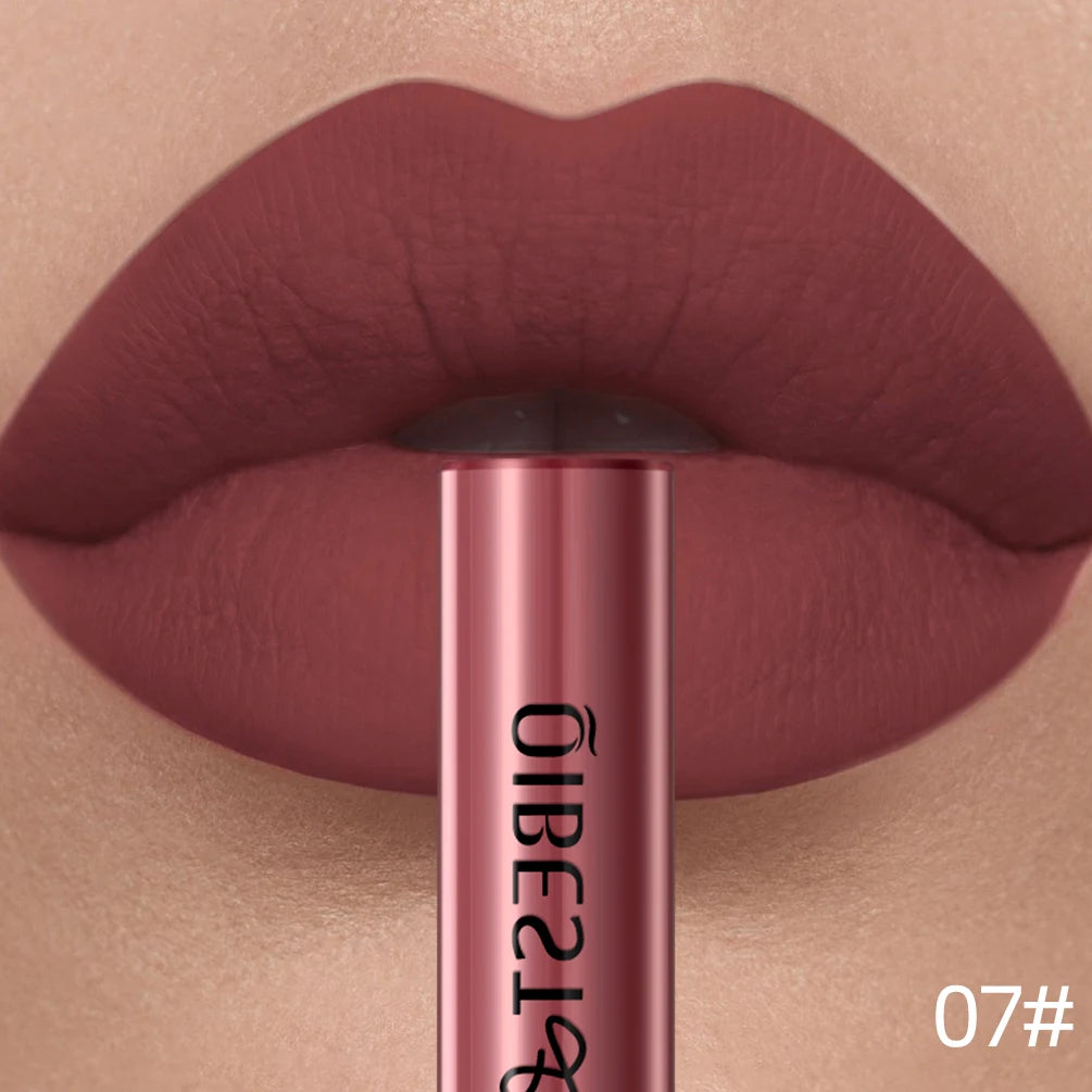 QIBEST Red Matte Lip Gloss