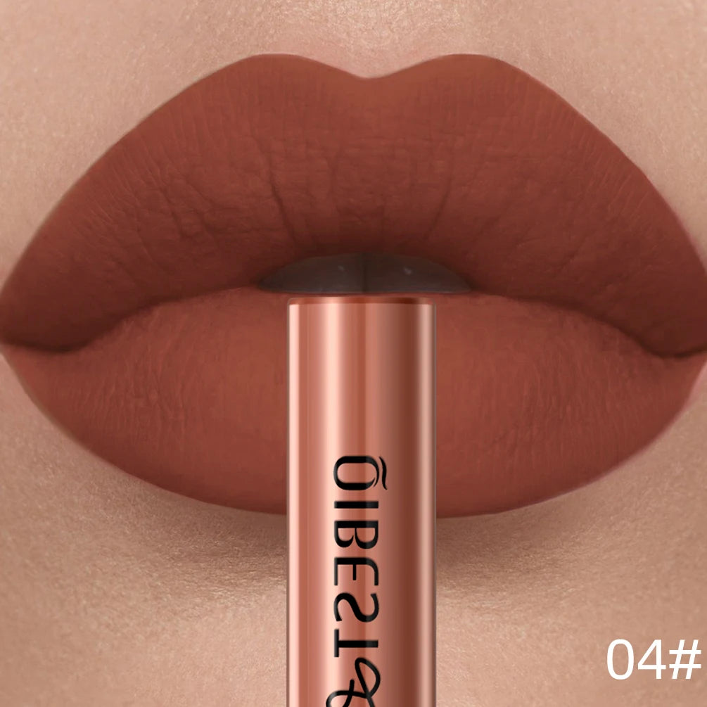 QIBEST Red Matte Lip Gloss