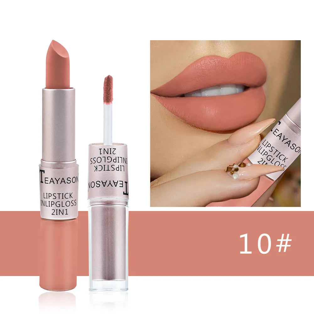 Pink 2-in-1 Lip Tint Gloss