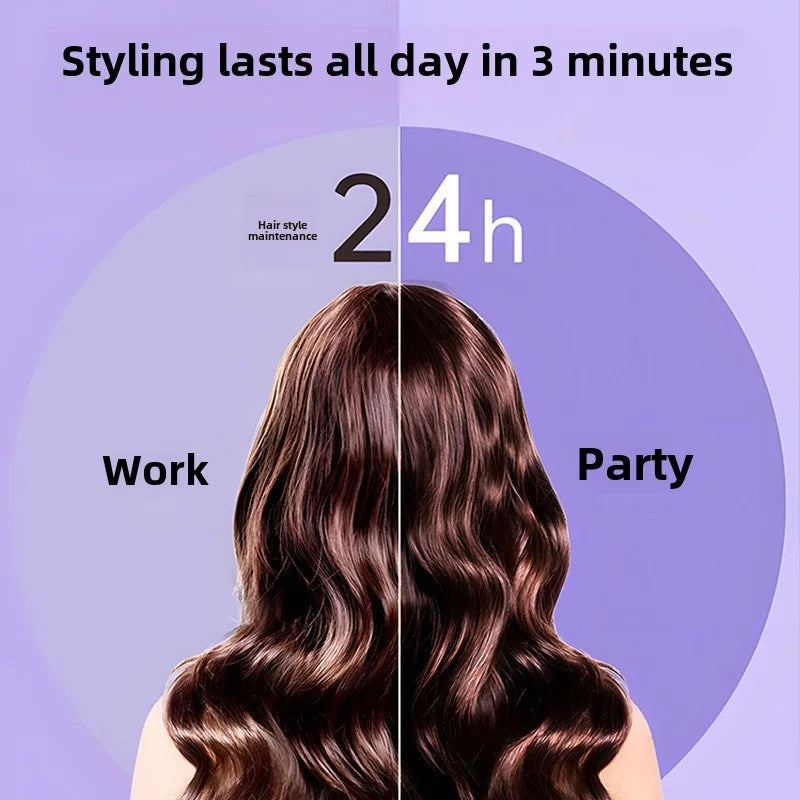 Auto-Rotating Anti-Scald Hair Curler