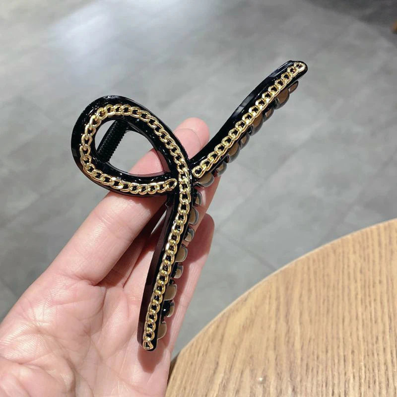 Big Pearl Claw Hair Clip