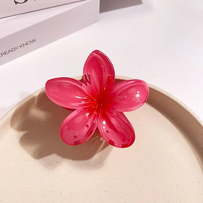 Egg Flower Beach Hair Clips