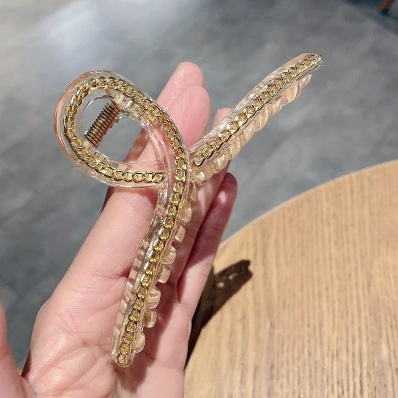 Big Pearl Claw Hair Clip