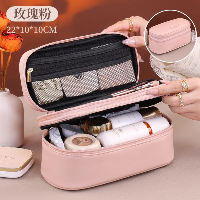 Double Layer Large Makeup Organizer