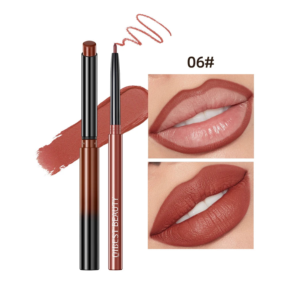 QIBEST Matte Lip Liner Pencil