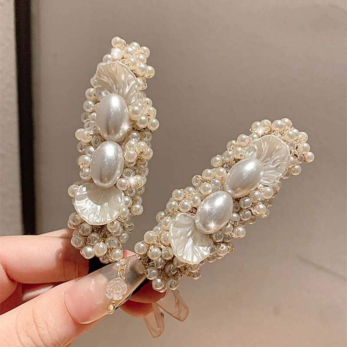 Vintage Pearl Side Hair Clip