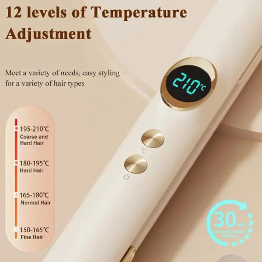 12-Level Ceramic Hair Straightener